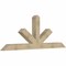 Ekena Millwork Saratoga Rough Sawn Timber Gable Bracket, Douglas Fir, 96"W x 36"H x 6"D x 6"F, 9/12 Pitch GBW096X36X0606SAR00RDF - alternate 3